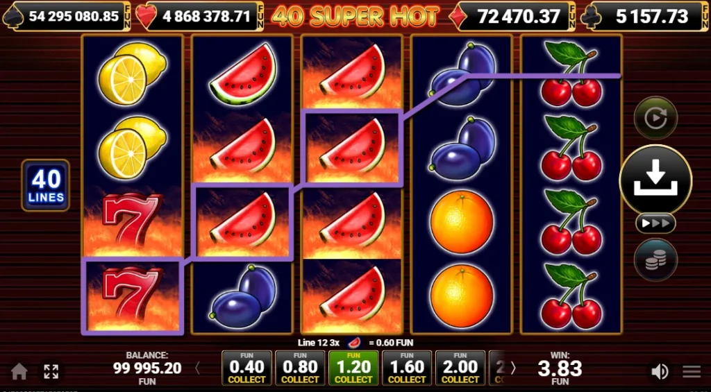 Hot Fruits 40 — обзор и демо слота